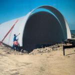 Field Fabricated Arch Installation.